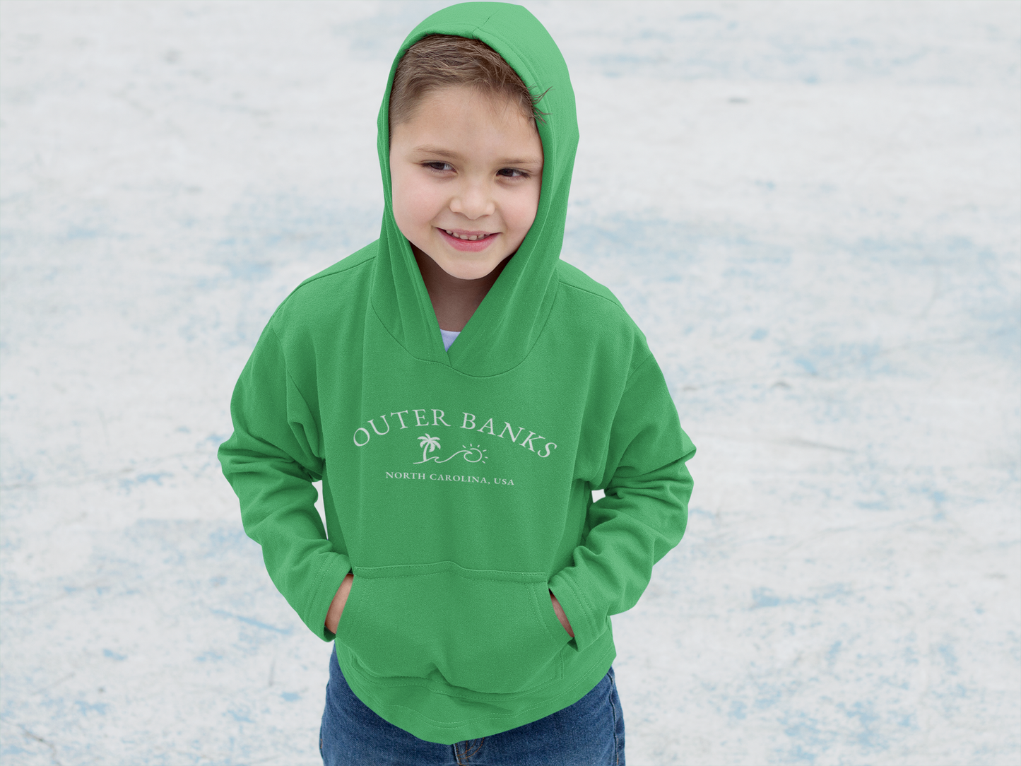 Outer Banks Youth Hoodie - Beach & Surf Club Sweatshirt for Kids, Perfect for Summer, Travel, Gifts, Surfing Lovers, Cozy Wear, coastal