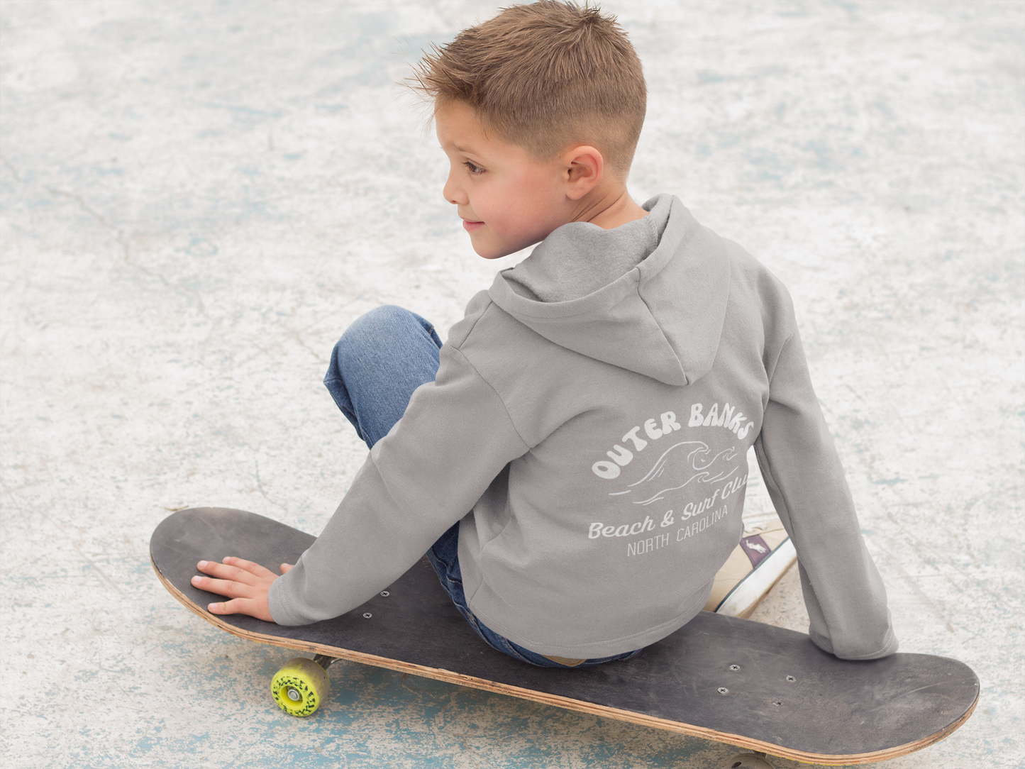 Outer Banks Youth Hoodie - Beach & Surf Club Sweatshirt for Kids, Perfect for Summer, Travel, Gifts, Surfing Lovers, Cozy Wear, coastal