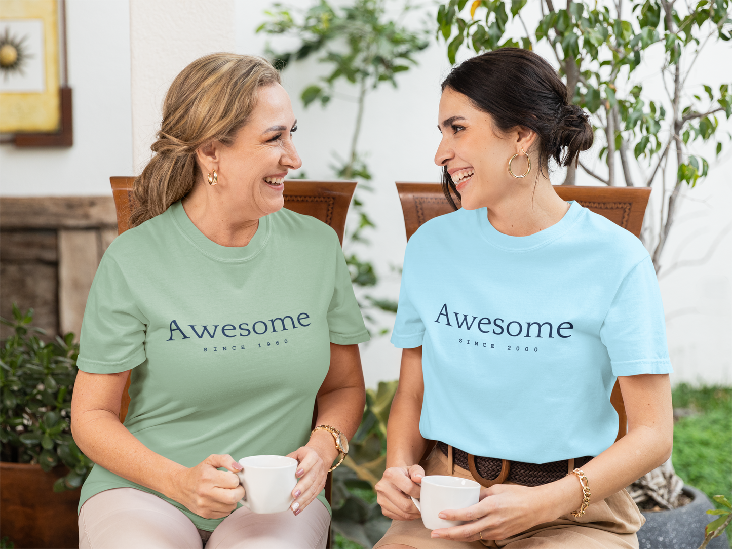 Awesome Since 1980 T-shirt — Comfort Colors Garment-Dyed Gift for Moms & Women