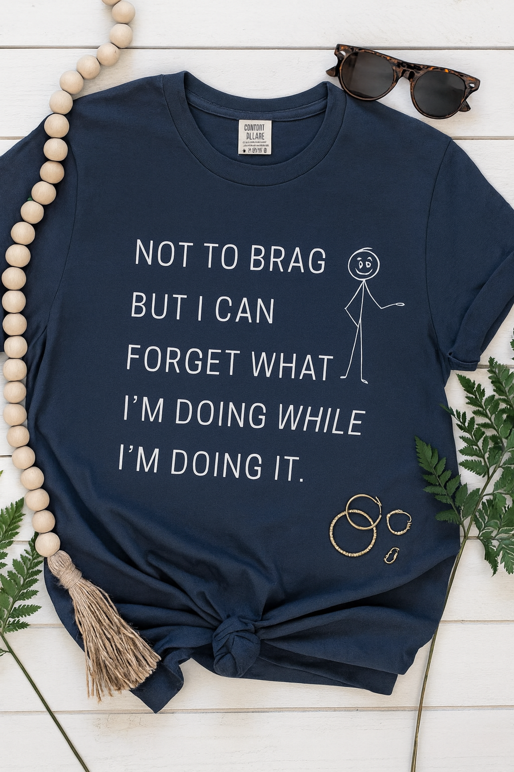Funny Getting Old T-Shirt — Gift for Forgetful & Busy Moms