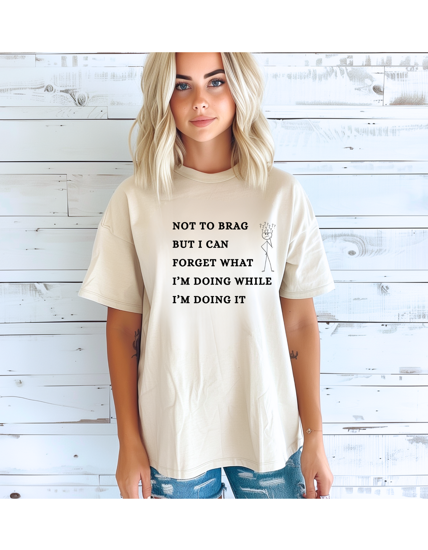 Funny Getting Old T-Shirt — Gift for Forgetful & Busy Moms