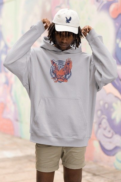 Tigers Football Game Day Hoodie — College Sports Team Sweatshirt