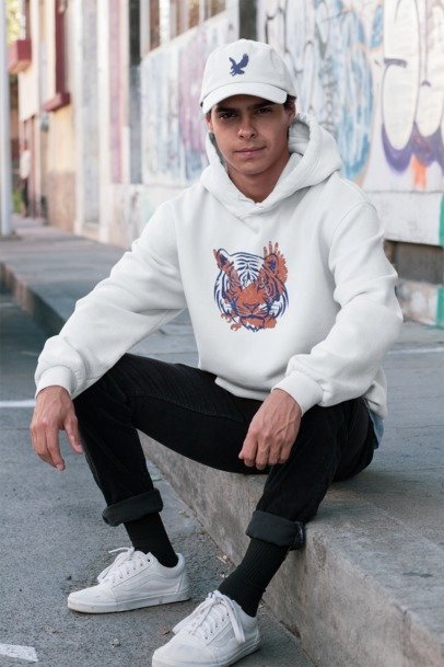 Tigers Football Game Day Hoodie — College Sports Team Sweatshirt