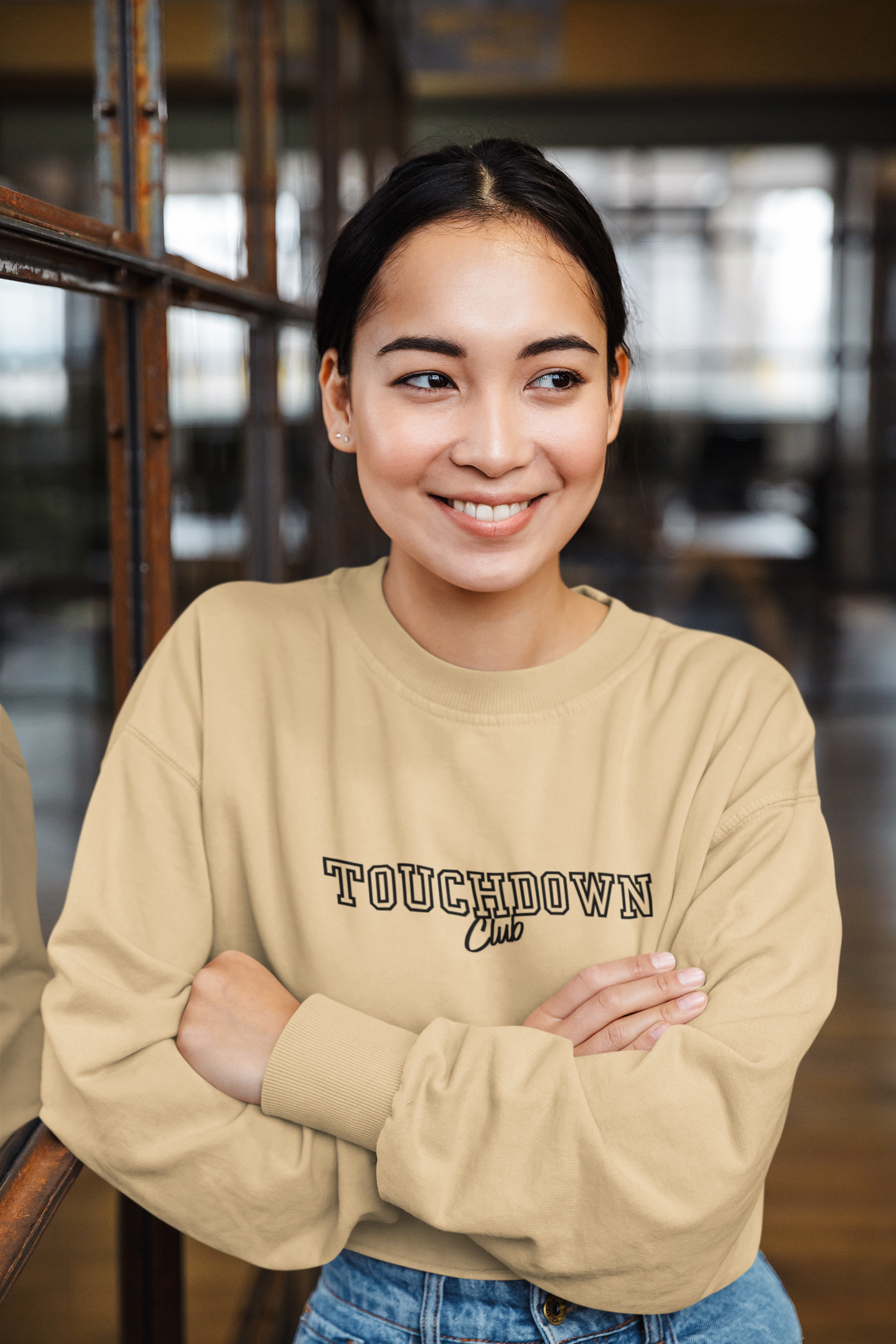 Women's Touchdown Club Cropped Pullover Sweatshirt