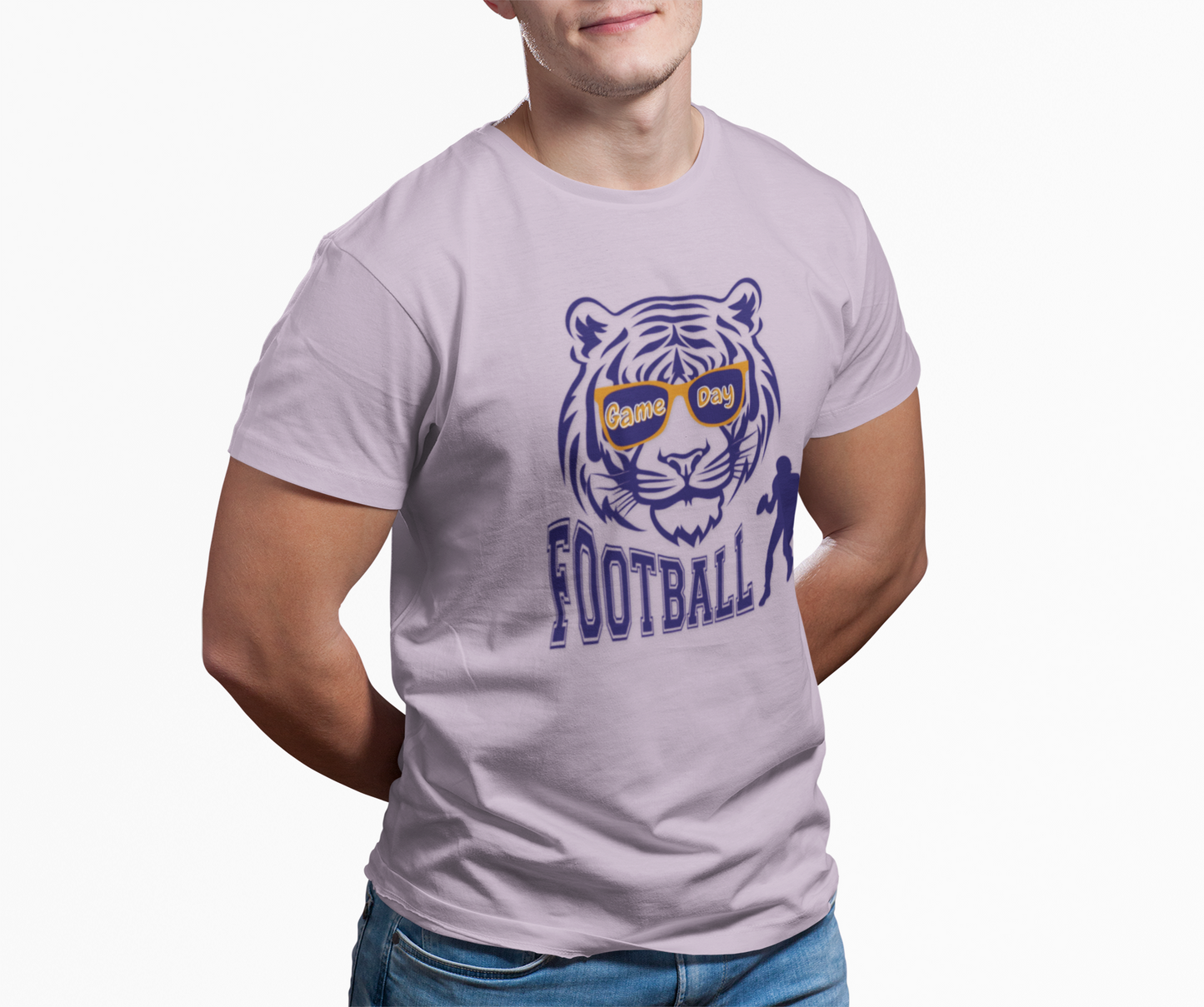 Game Day Tiger Football T-Shirt