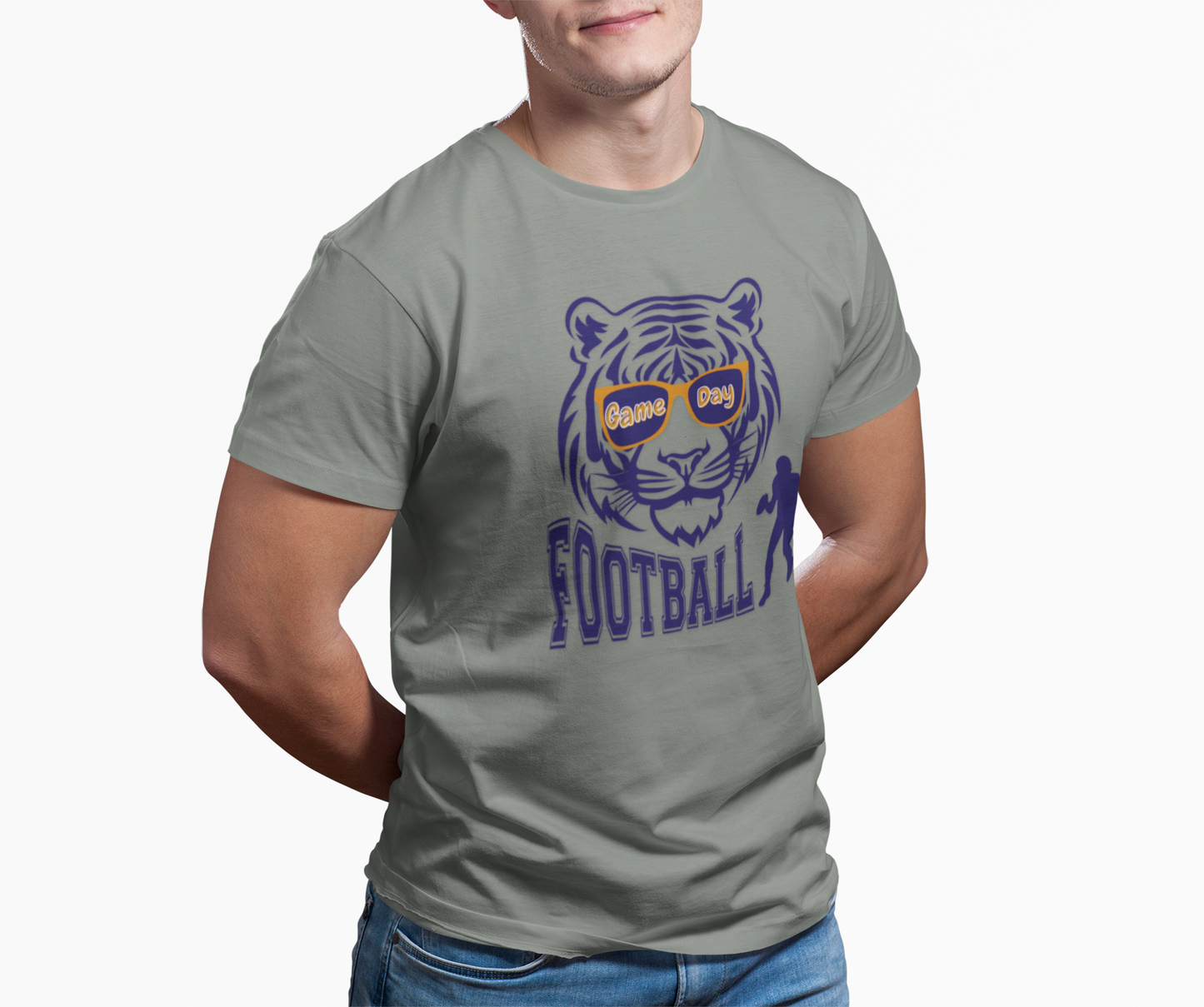 Game Day Tiger Football T-Shirt