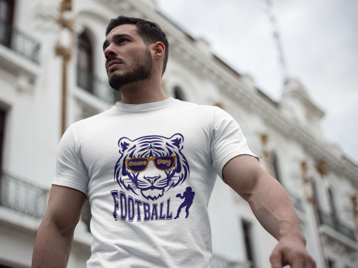 Game Day Tiger Football T-Shirt