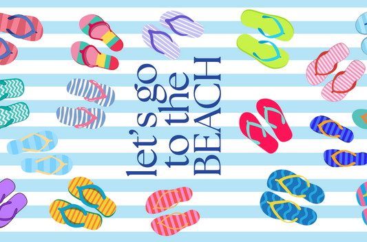 Let's Go to the Beach Beach Towel