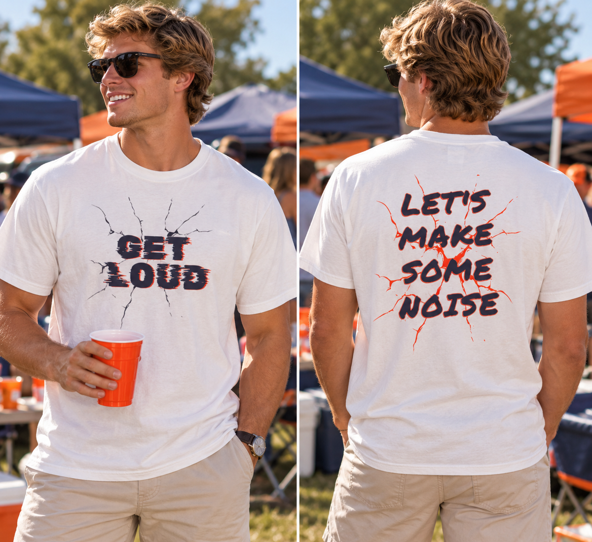 Get Loud / Let’s Make Some Noise T-Shirt
