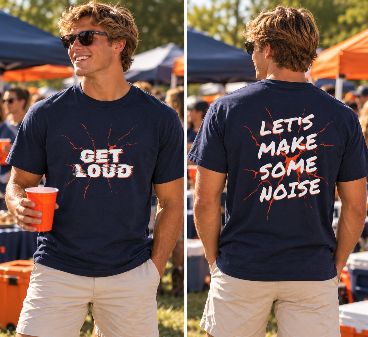 Get Loud / Let’s Make Some Noise T-Shirt