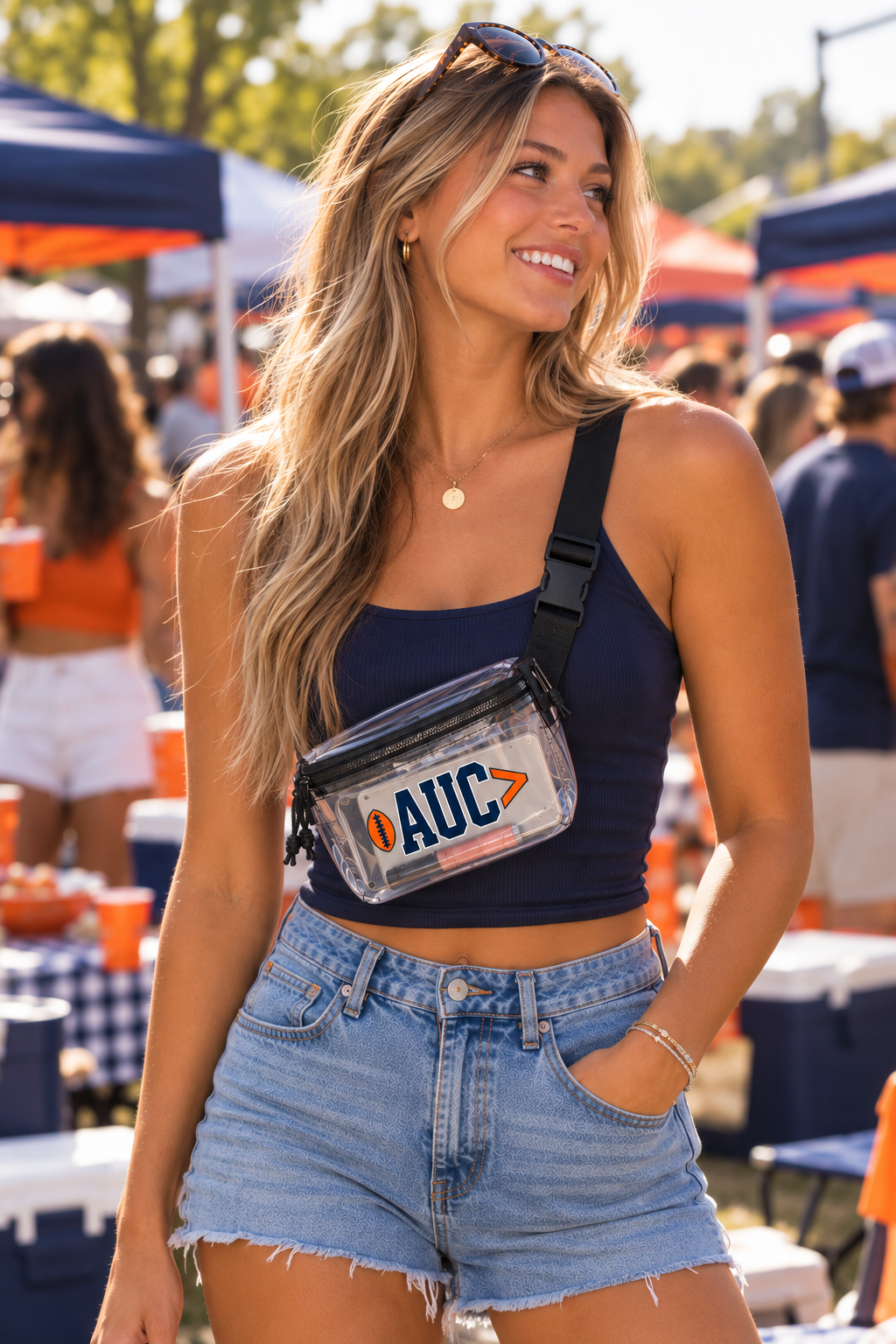 Clear Cross Body, Fanny Pack, Stadium Bag