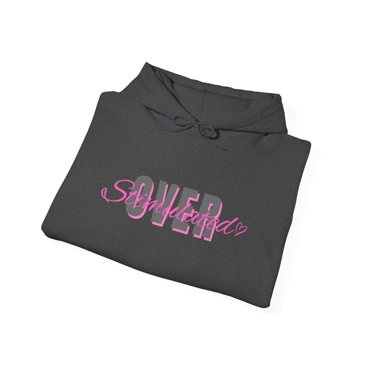 Overstimulated - Cozy Unisex Heavy Blend™ Hooded Sweatshirt, Everyday Comfort, Gift for Her, Trendy Fashion