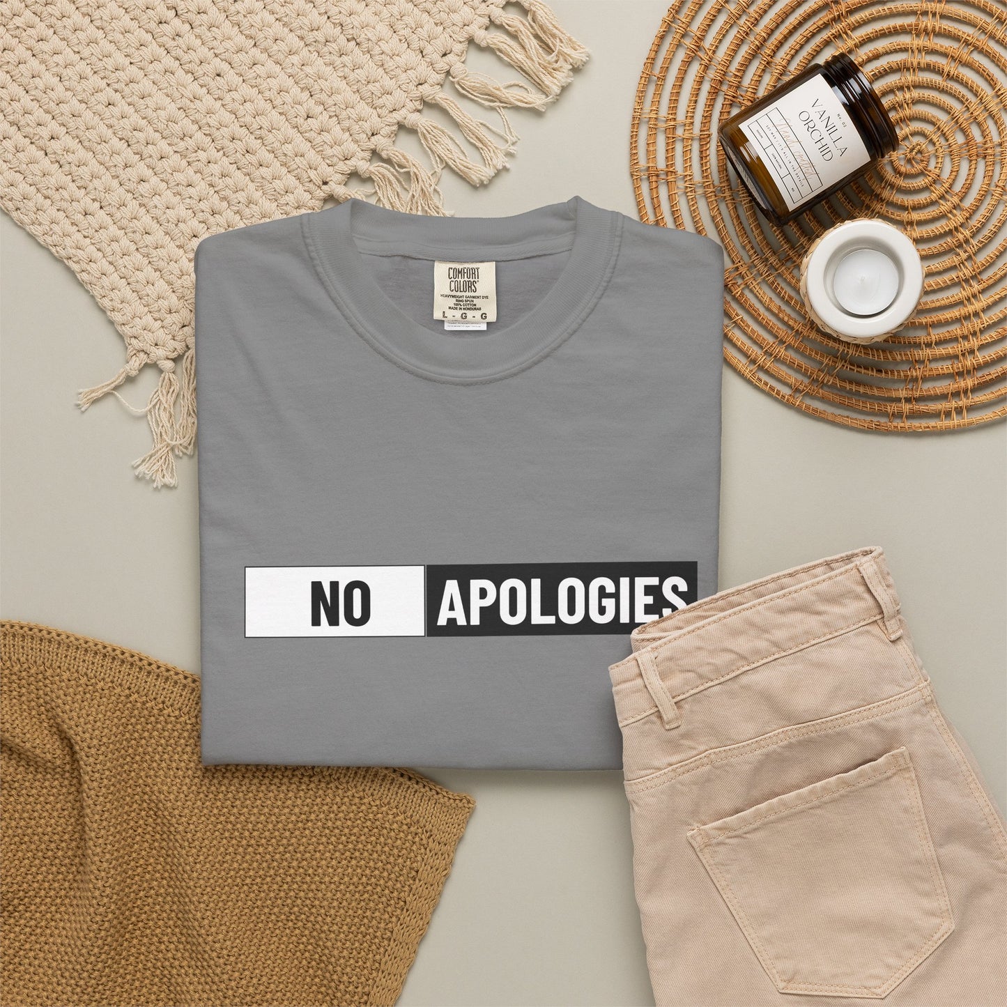 "No Apologies" Graphic Tee