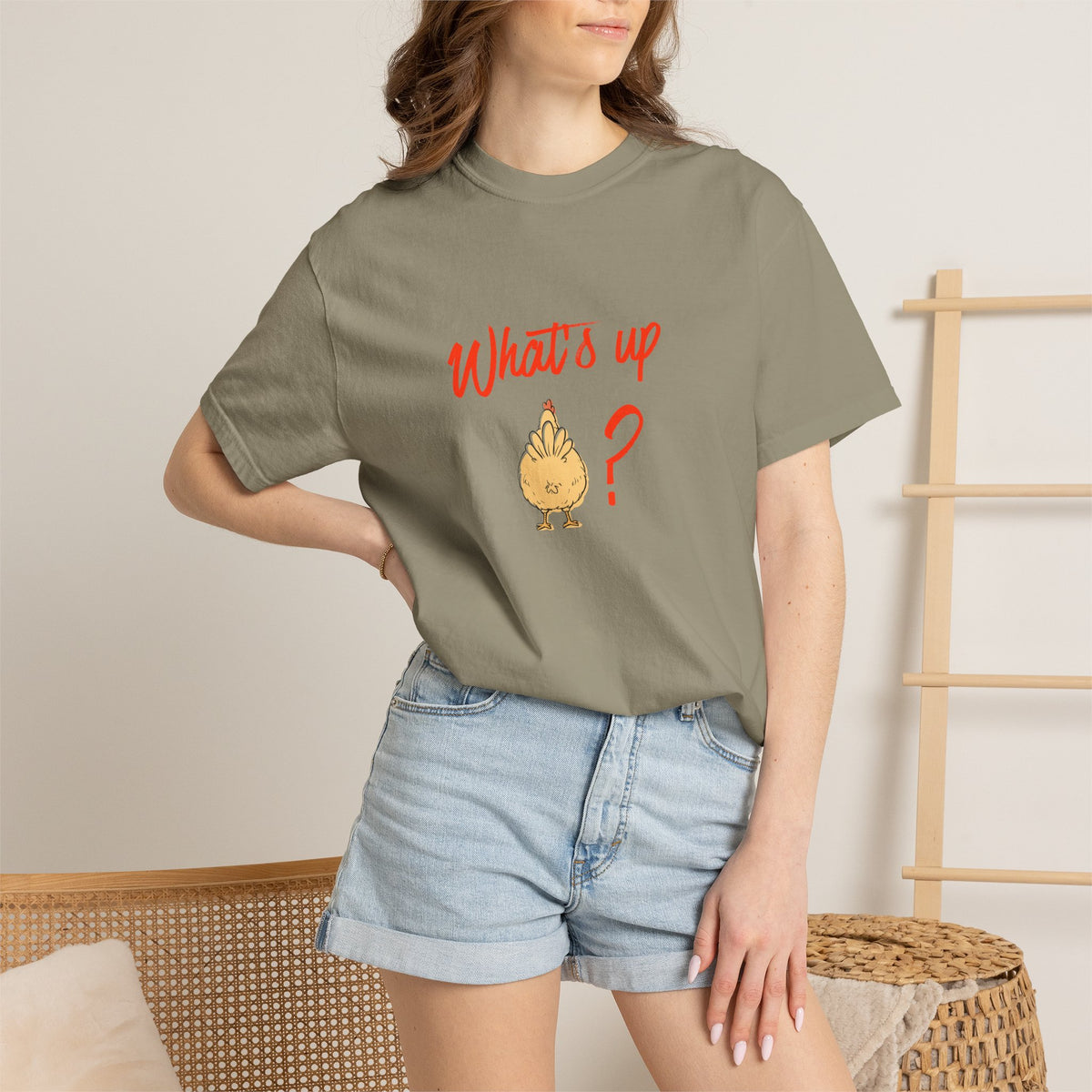What's Up Chicken Butt T-Shirt