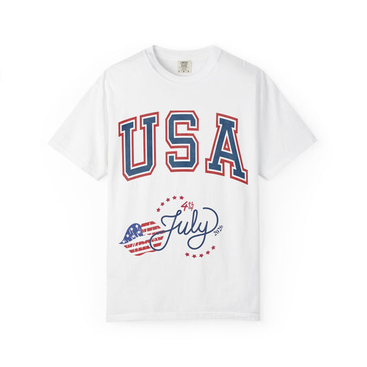 Fourth of July Faded T-Shirt — Vintage Independence Day Tee