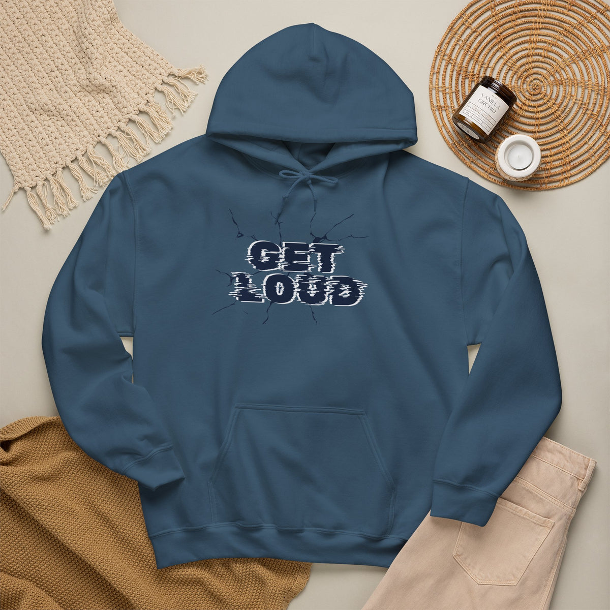 Get Loud Motivational Hoodie