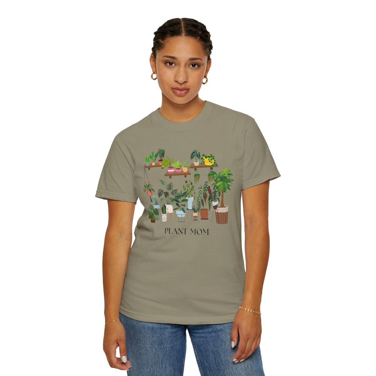 Plant Mom Botanical Houseplant T-Shirt