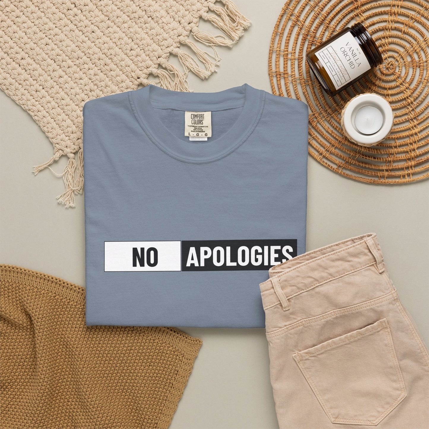 "No Apologies" Graphic Tee