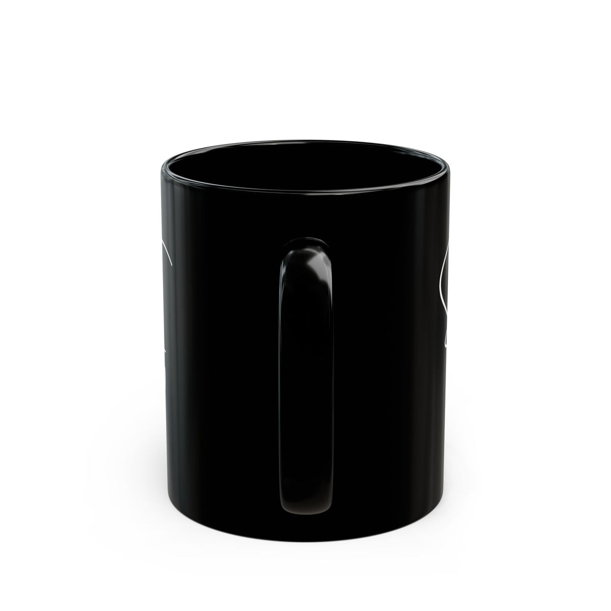 Sweater Weather Winter 2025 Script Design Mug | Black Ceramic Coffee Mug