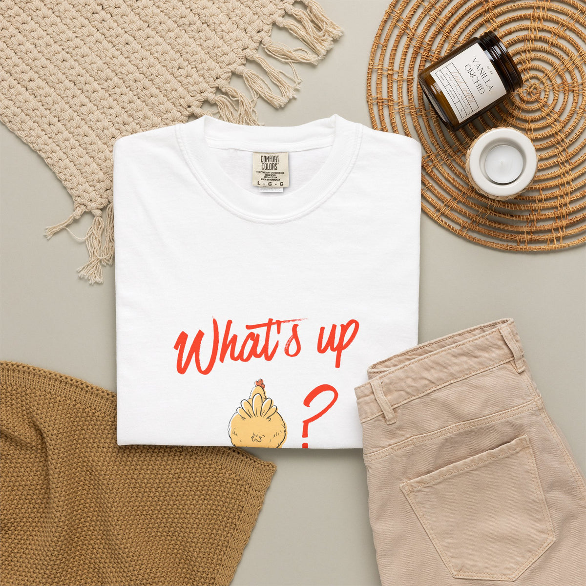 What's Up Chicken Butt T-Shirt