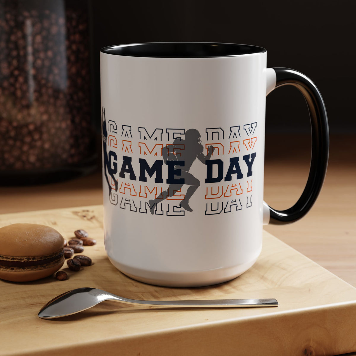 Game Day Football Accent Coffee Mug