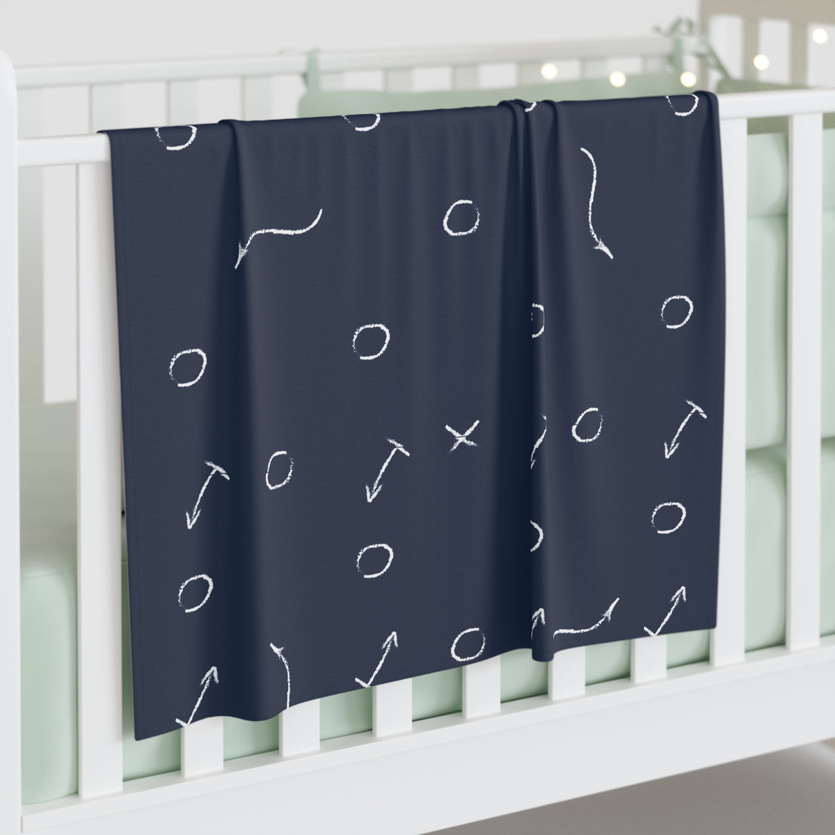 Navy Football Plays Baby Swaddle Blanket