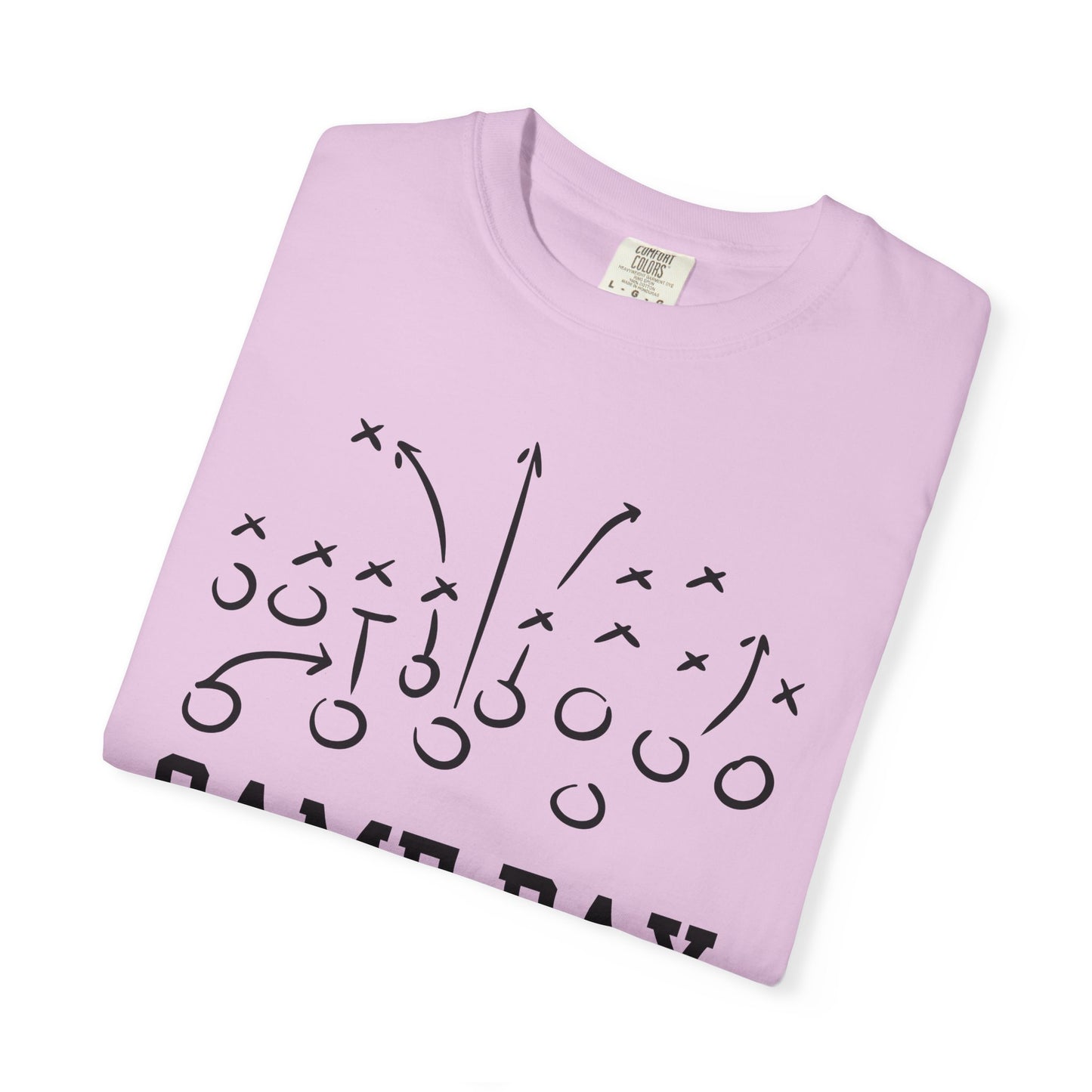 Game Day Football T-Shirt — 'Game Day Plays' Comfort Colors Tee