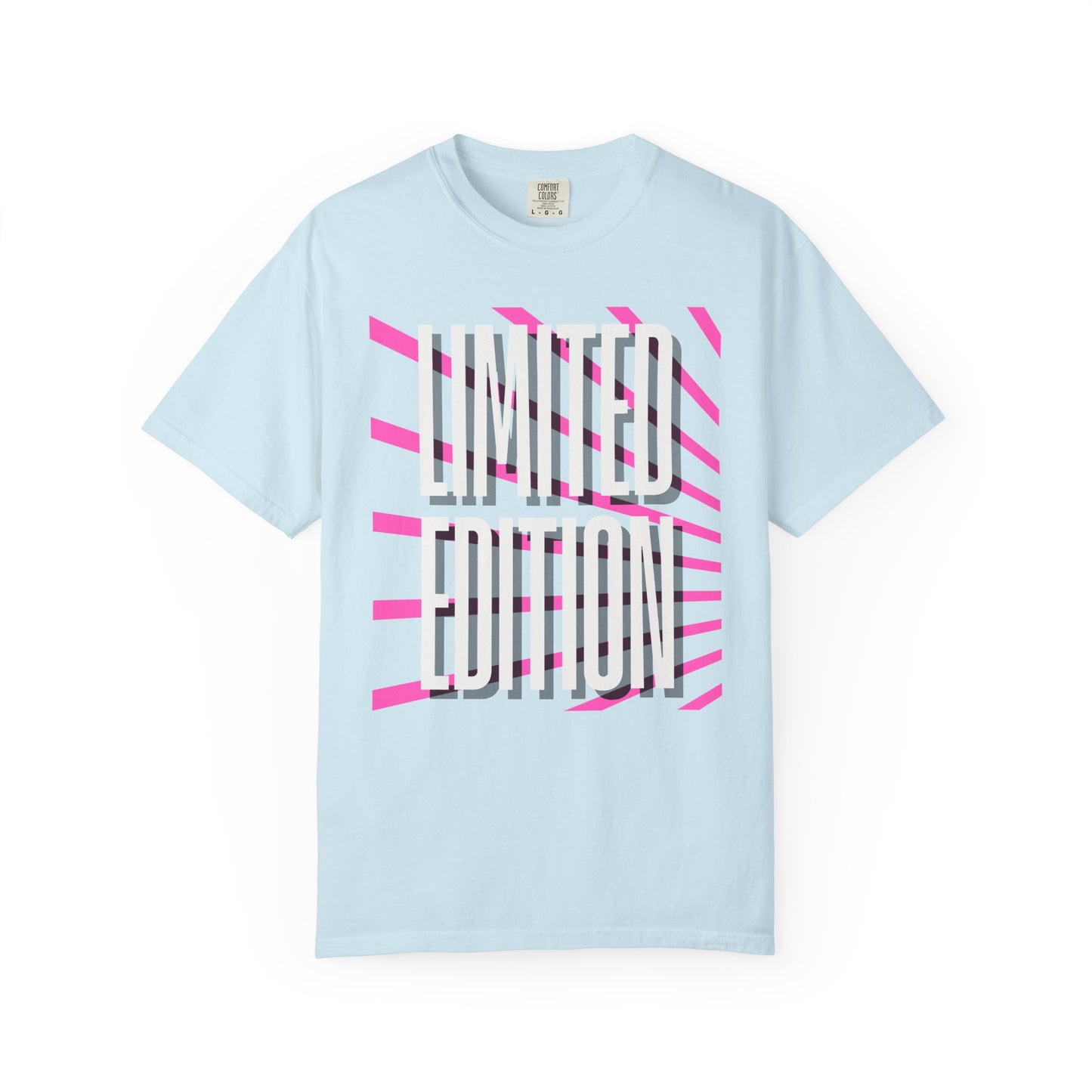 Limited Edition T-Shirt — Retro Pink Stripe Graphic