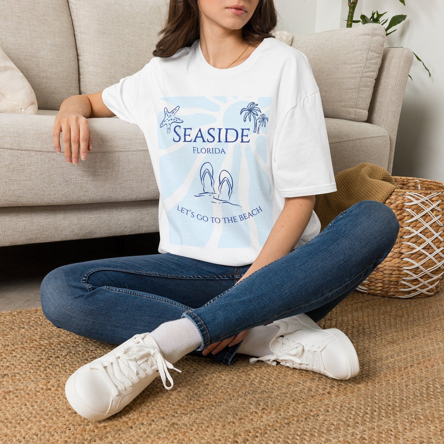 Seaside Florida Graphic T-Shirt — "Let's Go to the Beach" Coastal Tee