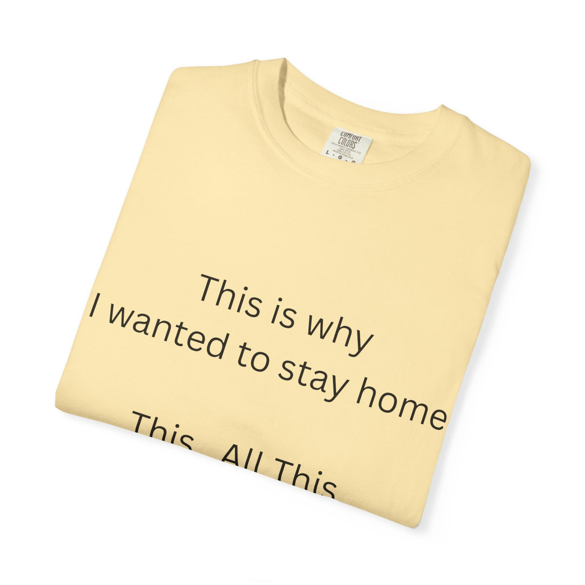 This is Why I Wanted to Stay Home T-shirt