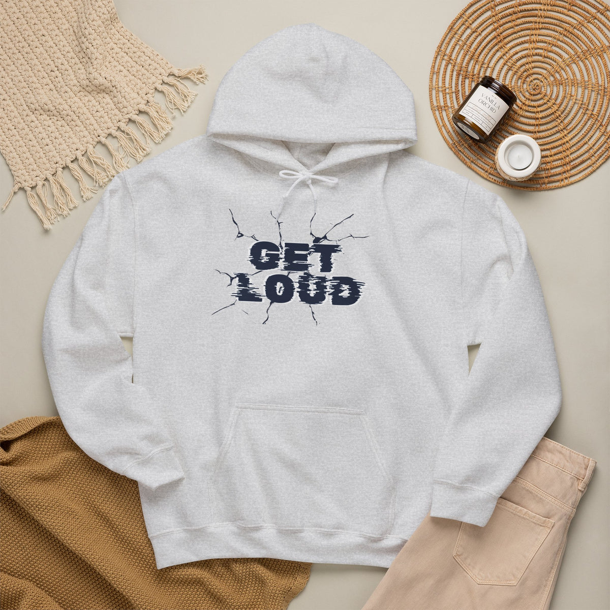Get Loud Motivational Hoodie
