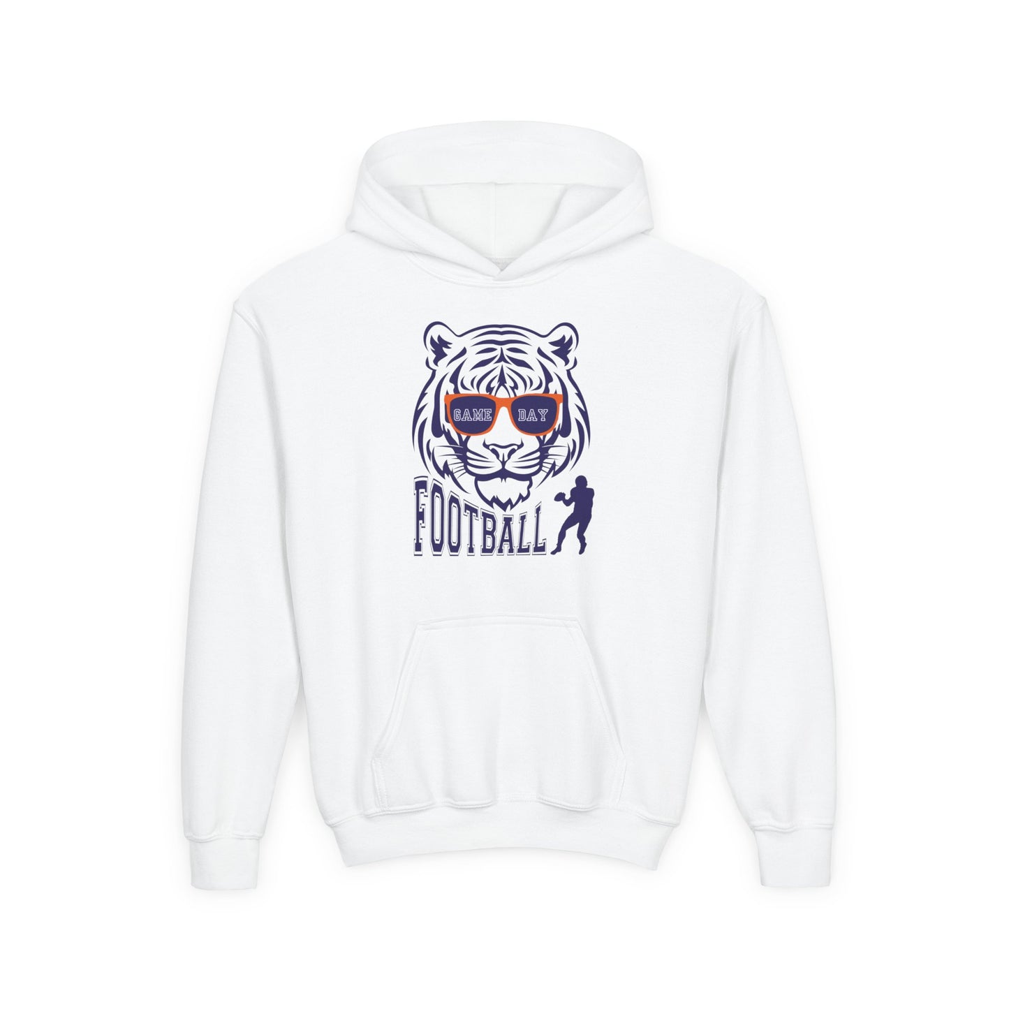Youth Football Tiger Hoodie