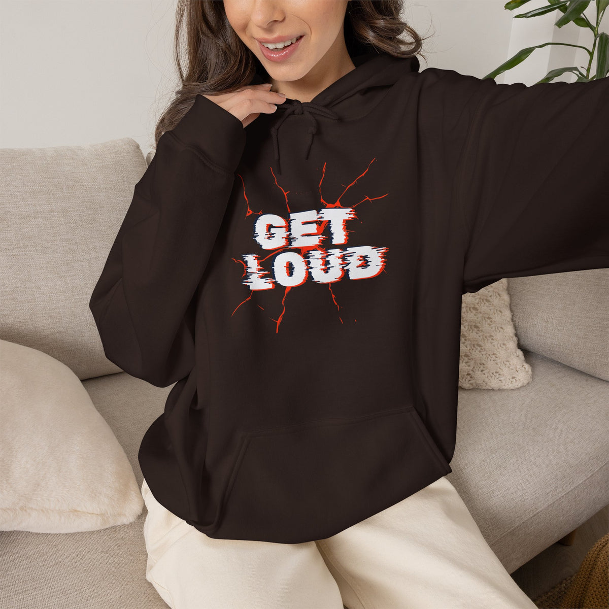 Get Loud Motivational Hoodie