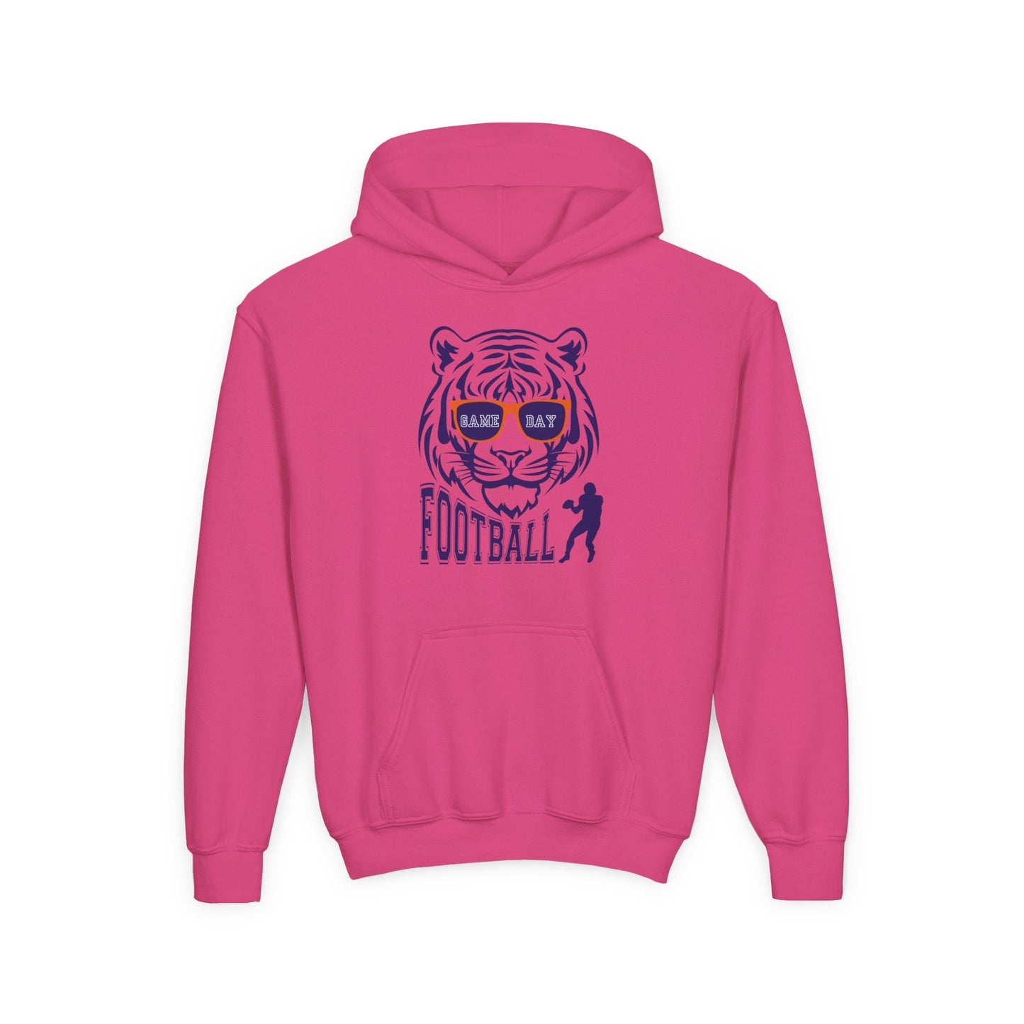Youth Football Tiger Hoodie