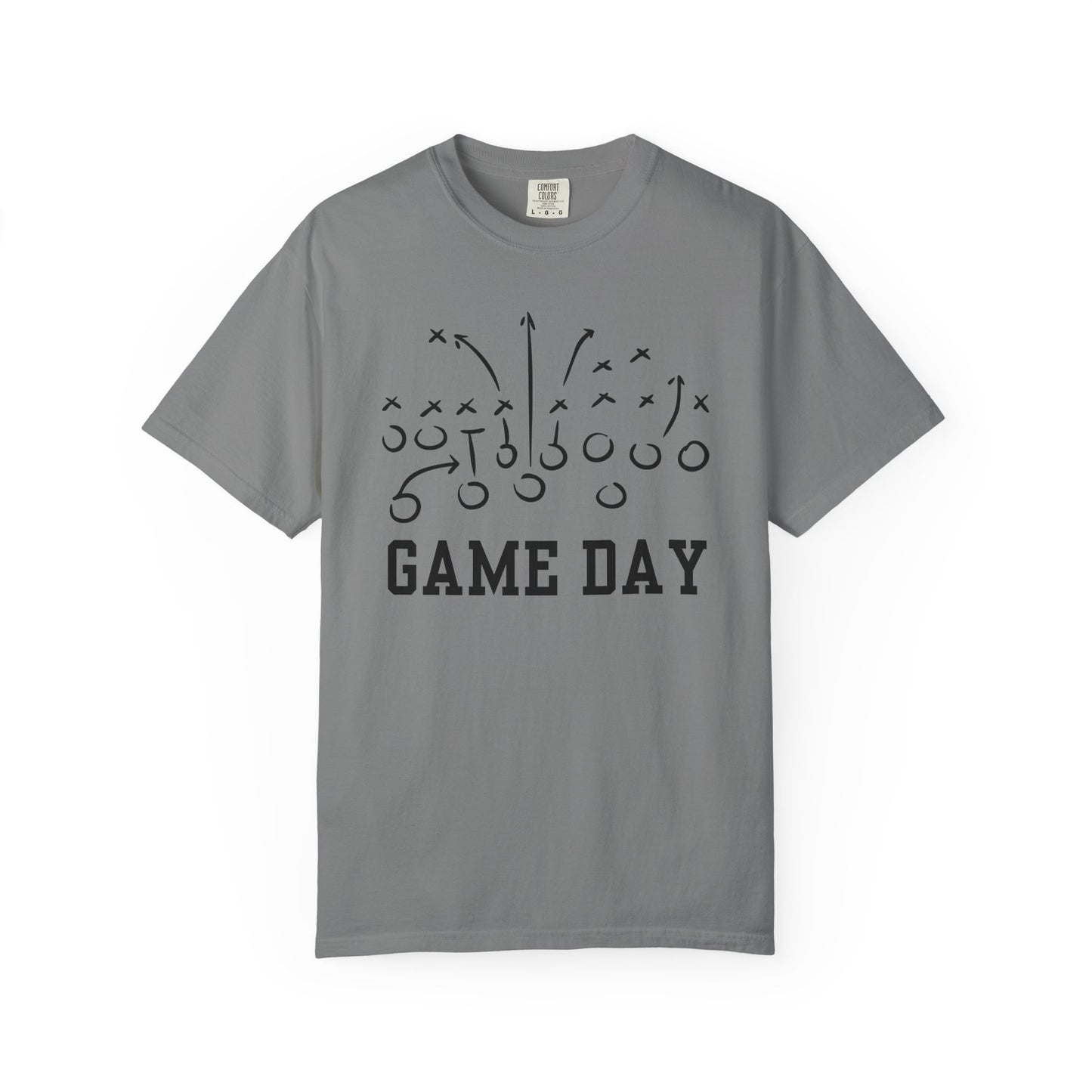 Game Day Football T-Shirt — 'Game Day Plays' Comfort Colors Tee