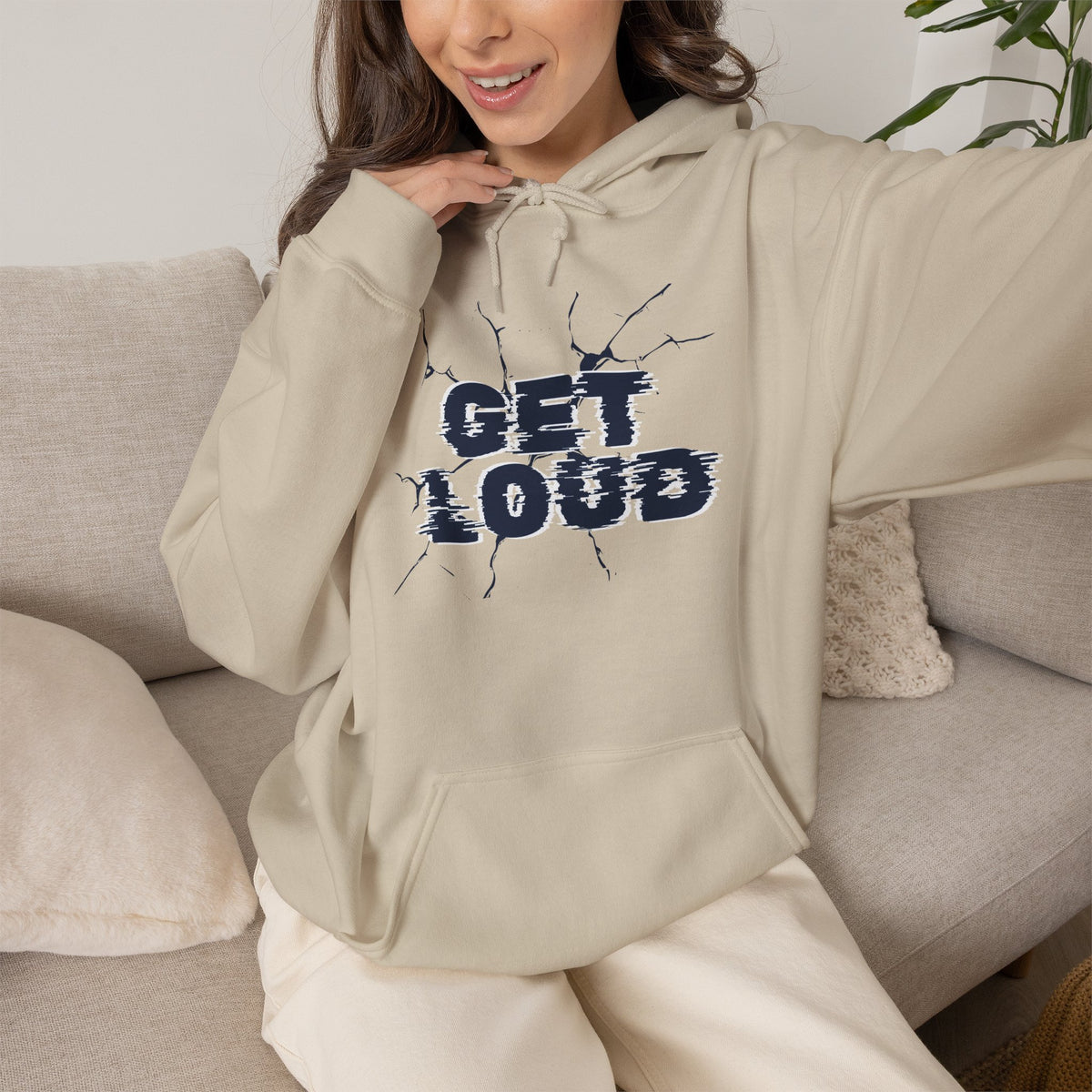 Get Loud Motivational Hoodie