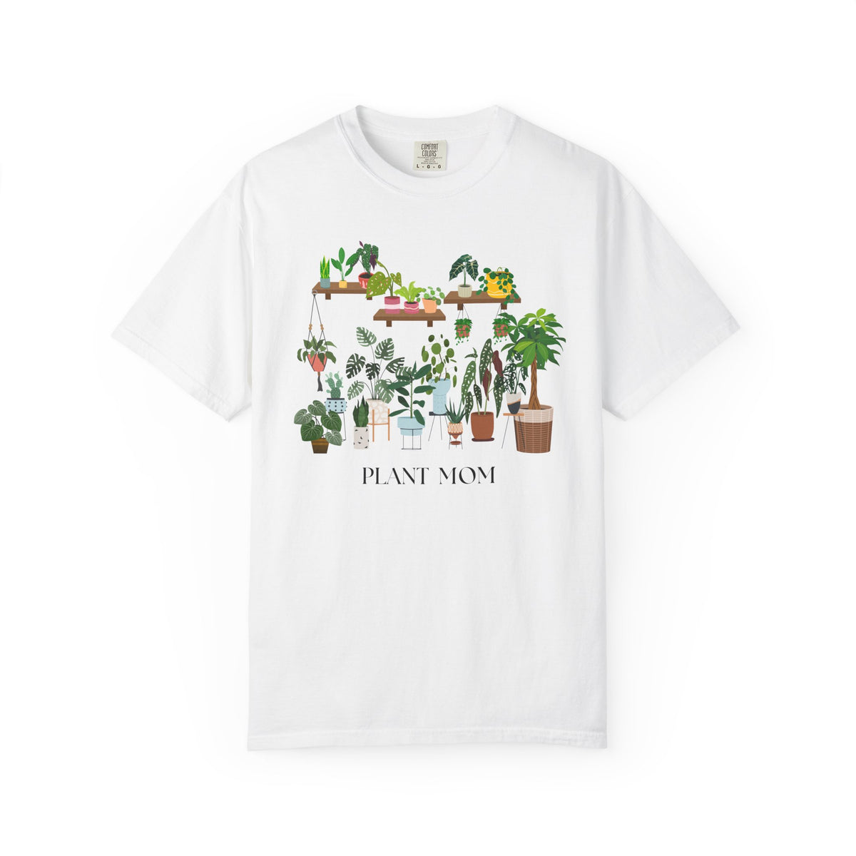 Plant Mom Botanical Houseplant T-Shirt