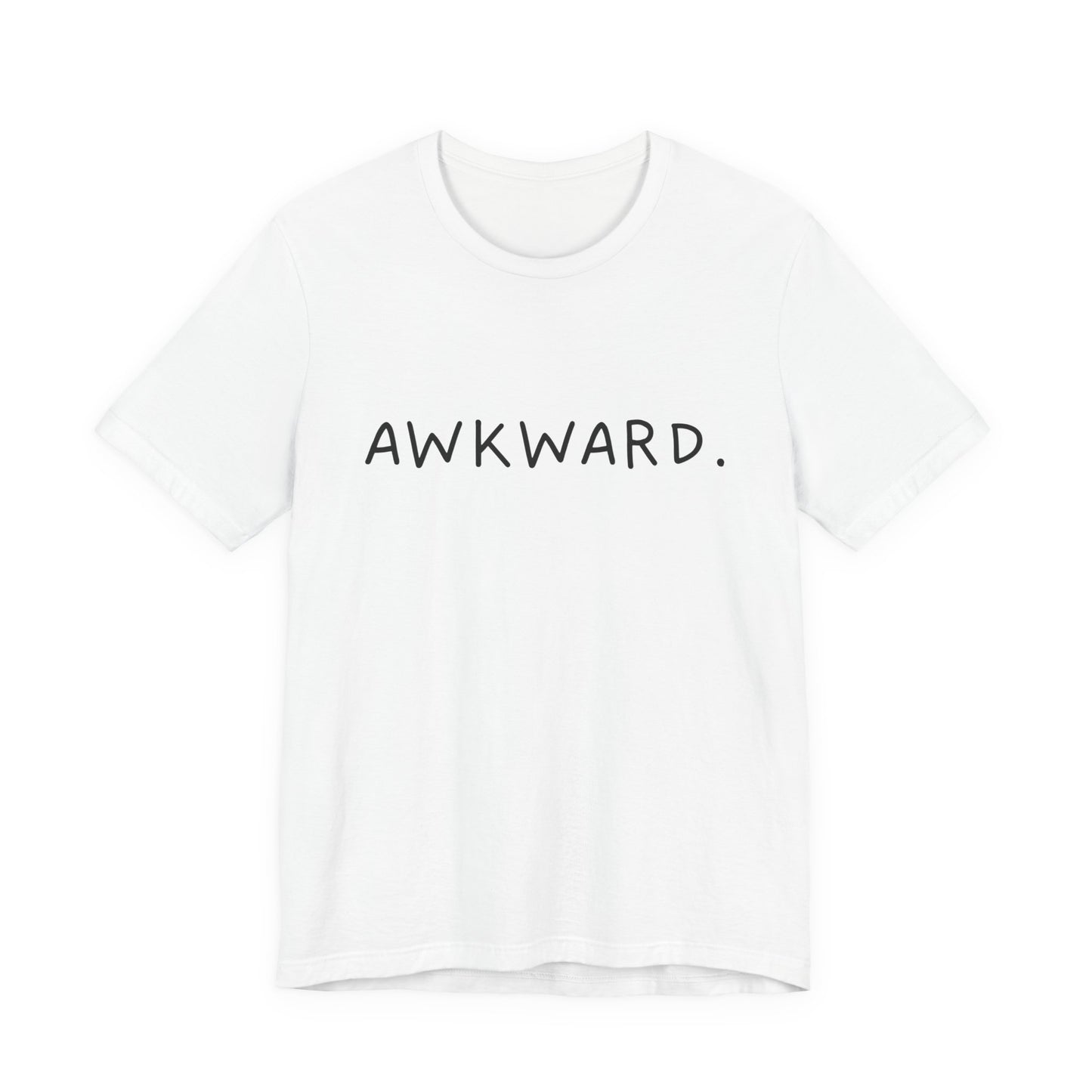 Awkward Bella Canvas Heather Tee, Quirky Graphic Shirt, Casual Fashion, Gift for Friends, Humor T-Shirt, Funny t-shirt, Soft comfortable