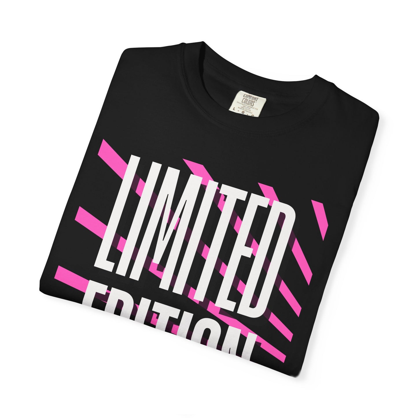 Limited Edition T-Shirt — Retro Pink Stripe Graphic