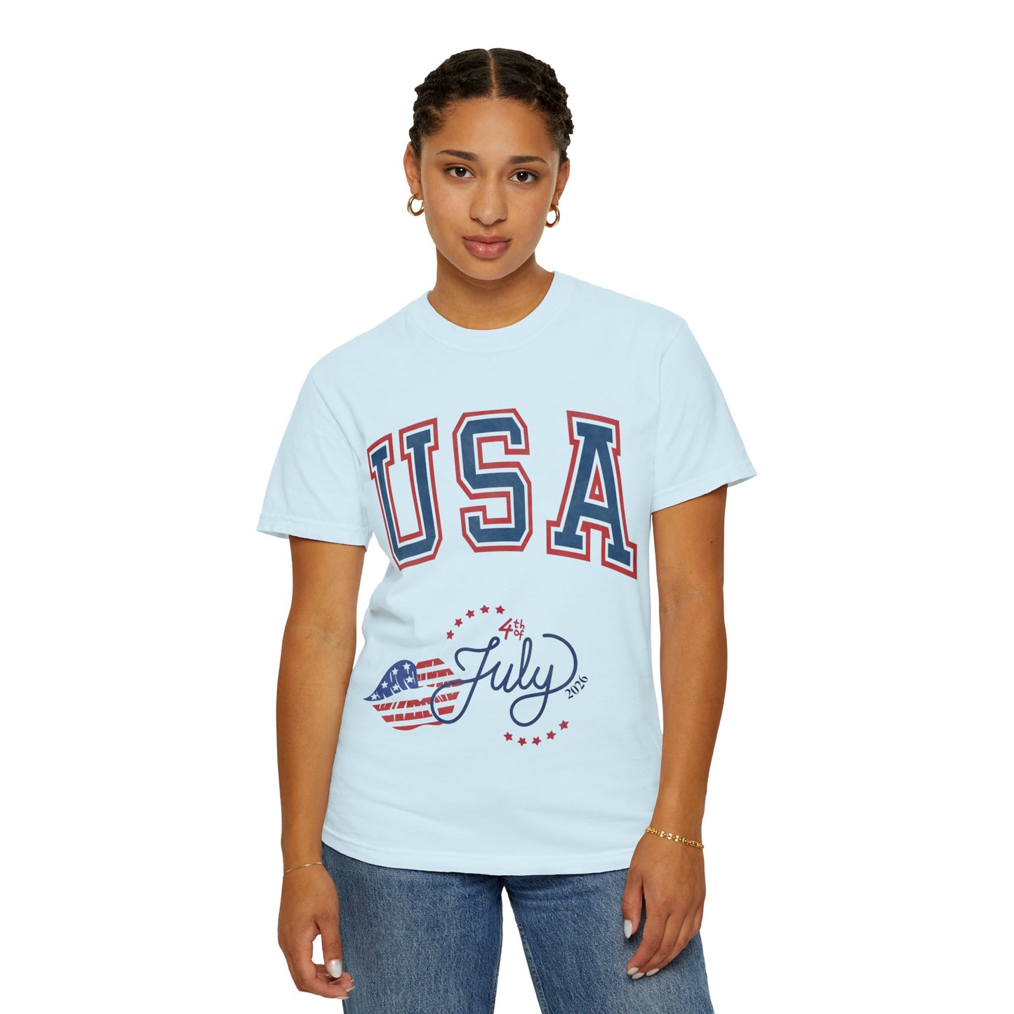 Fourth of July Faded T-Shirt — Vintage Independence Day Tee