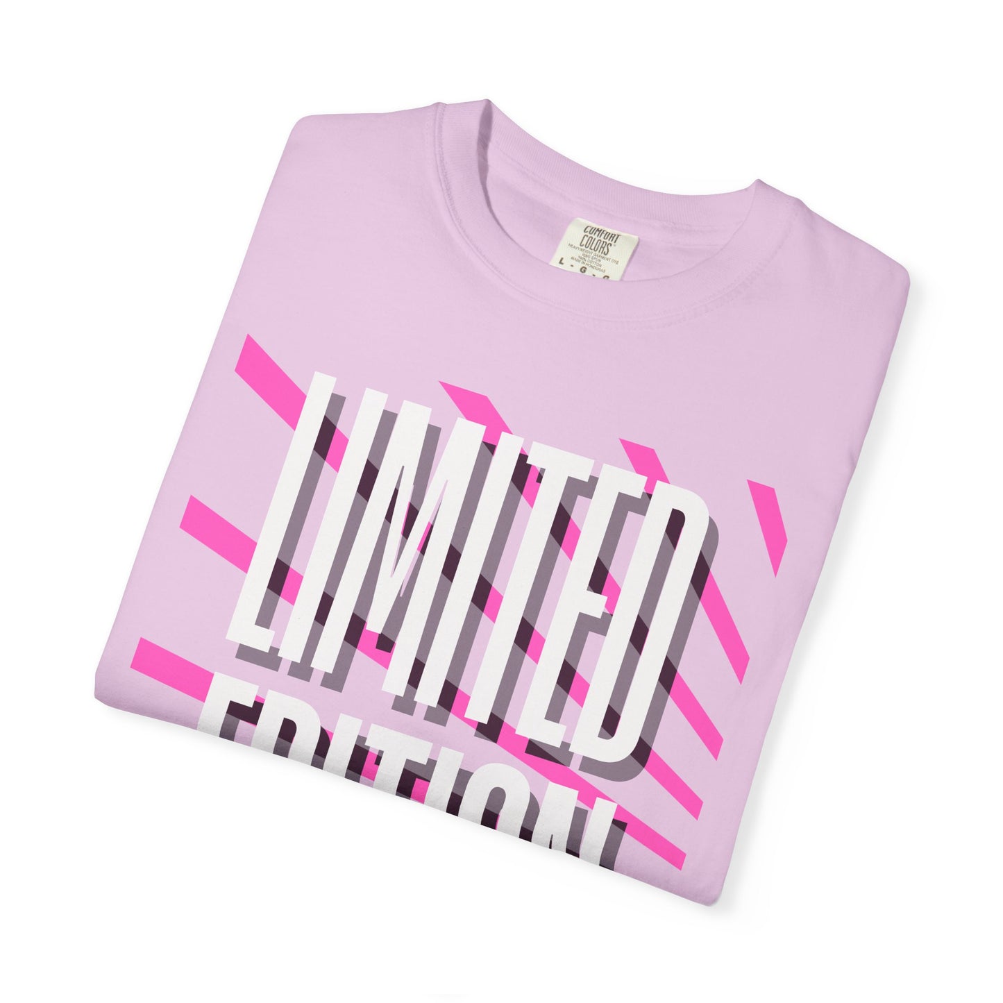 Limited Edition T-Shirt — Retro Pink Stripe Graphic