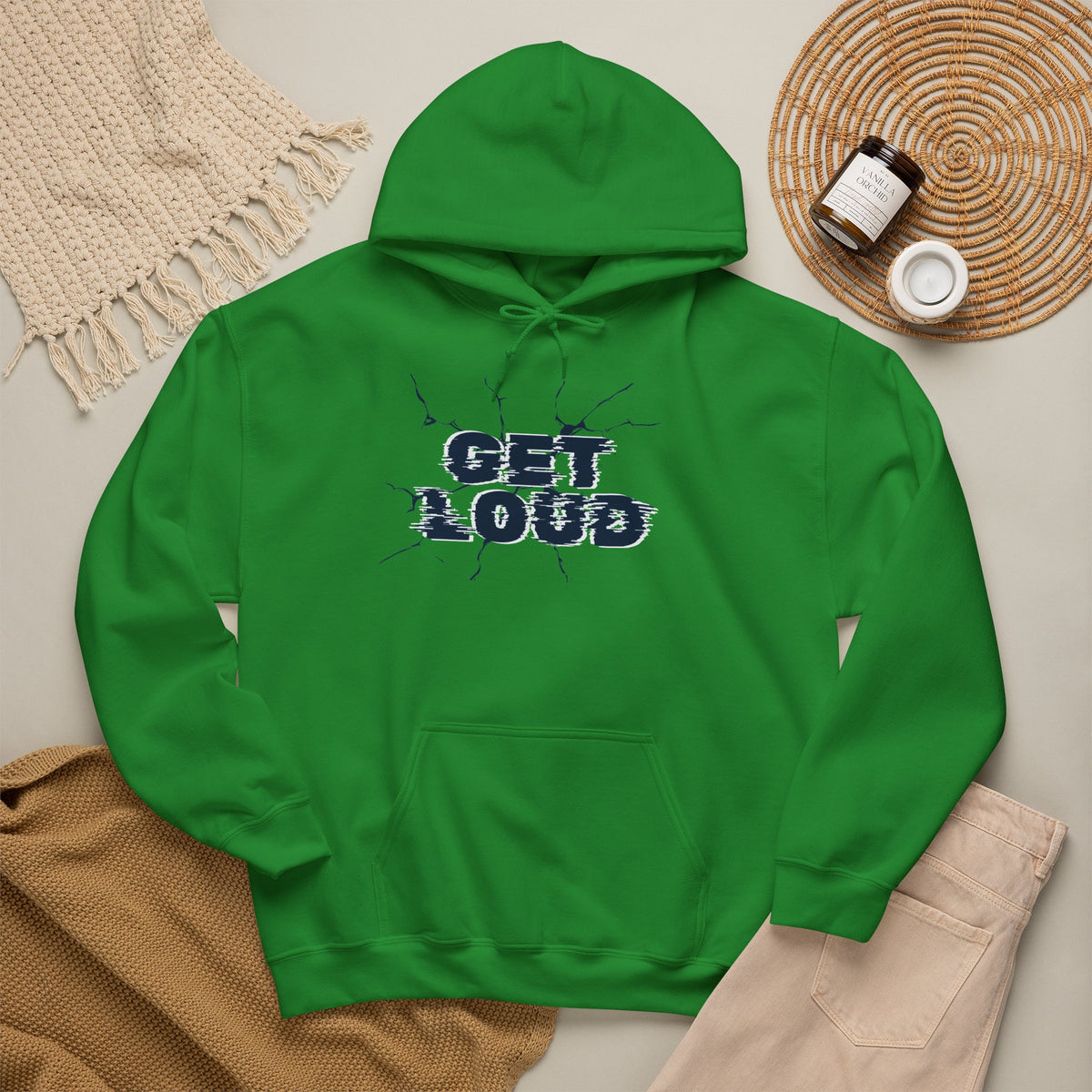 Get Loud Motivational Hoodie