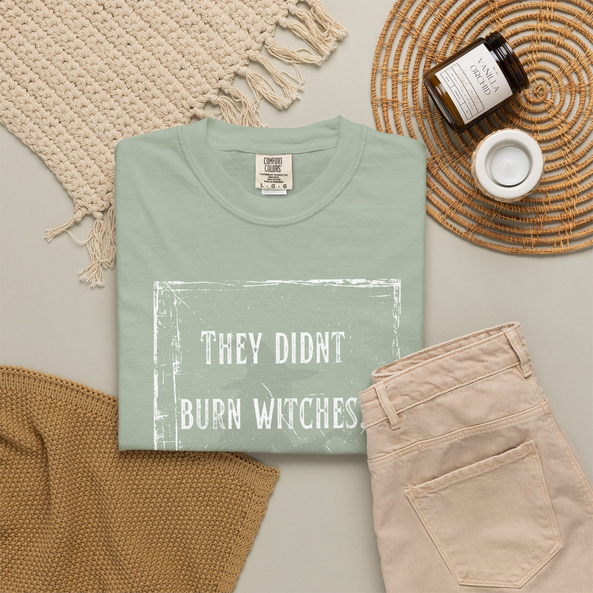 They Didn’t Burn Witches, They Burned Women T-Shirt