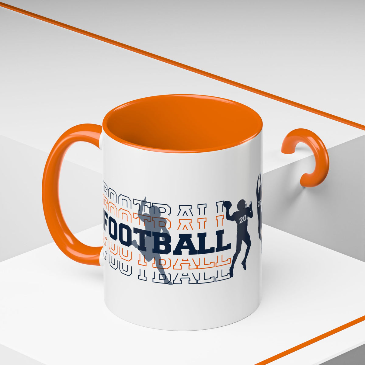 Game Day Football Accent Coffee Mug