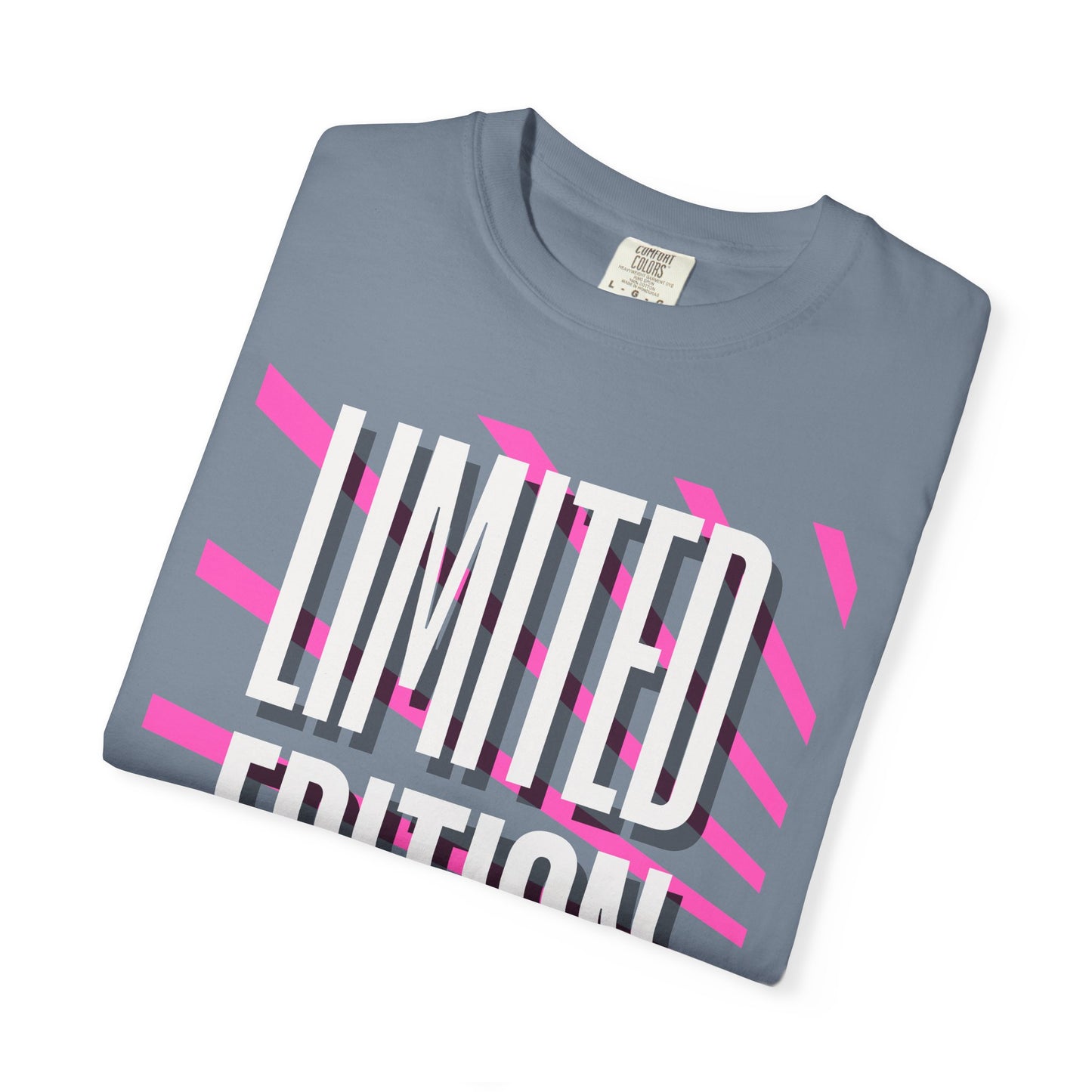 Limited Edition T-Shirt — Retro Pink Stripe Graphic