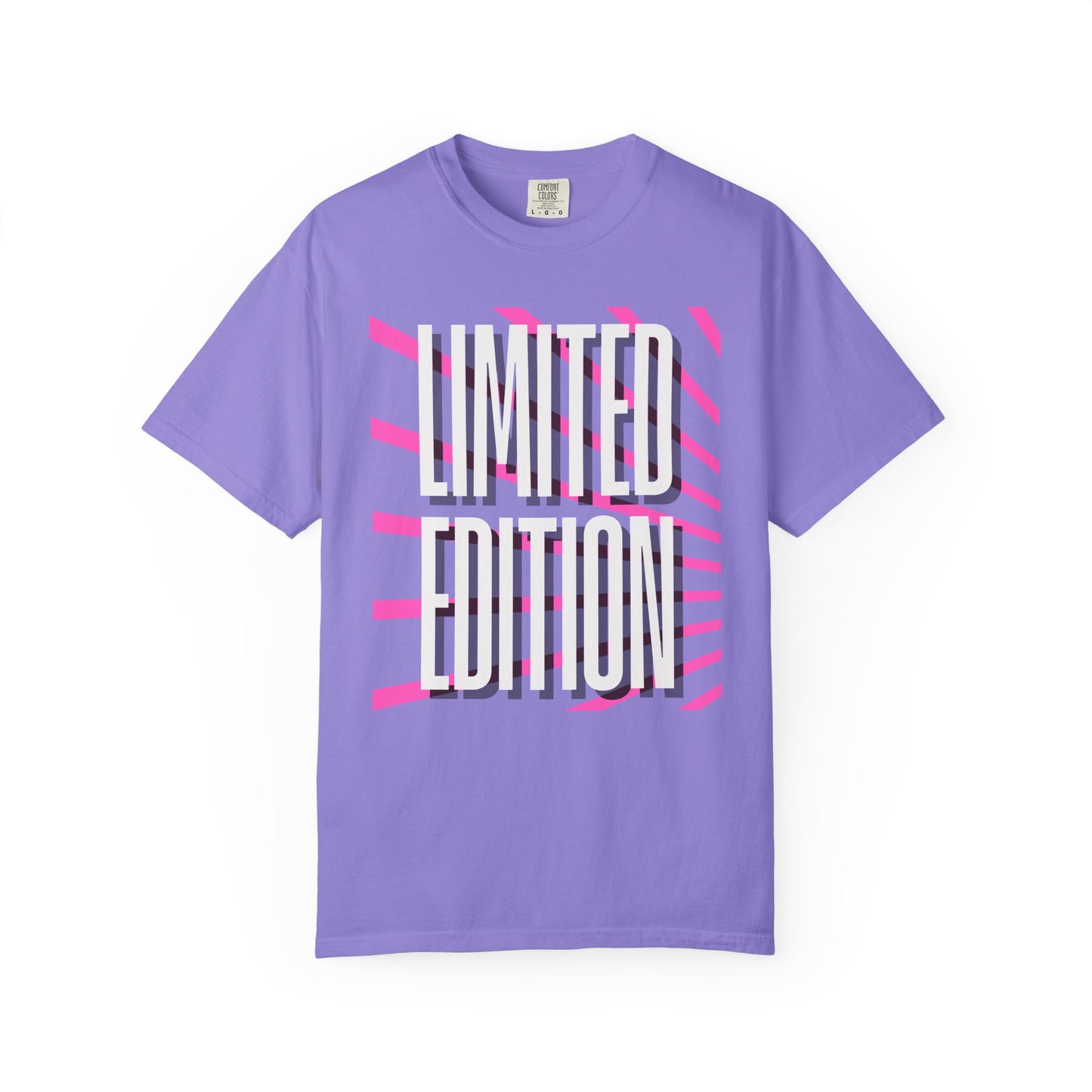 Limited Edition T-Shirt — Retro Pink Stripe Graphic