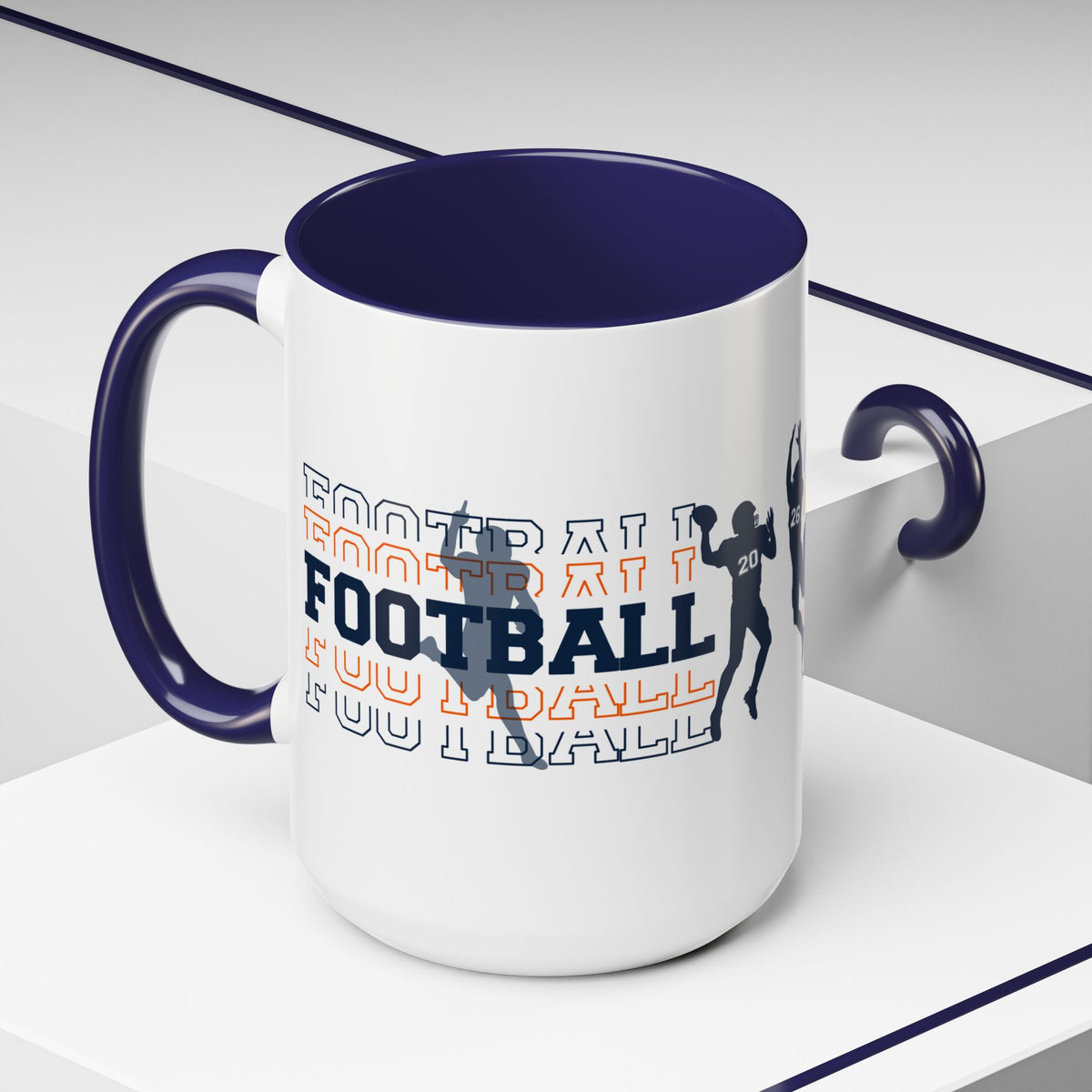 Game Day Football Accent Coffee Mug