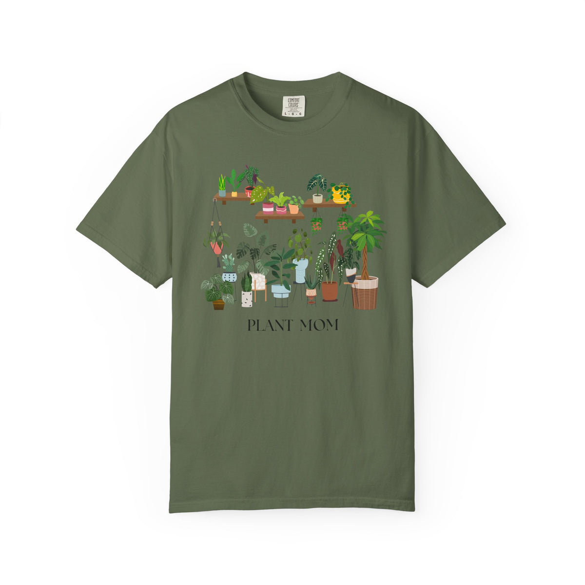 Plant Mom Botanical Houseplant T-Shirt