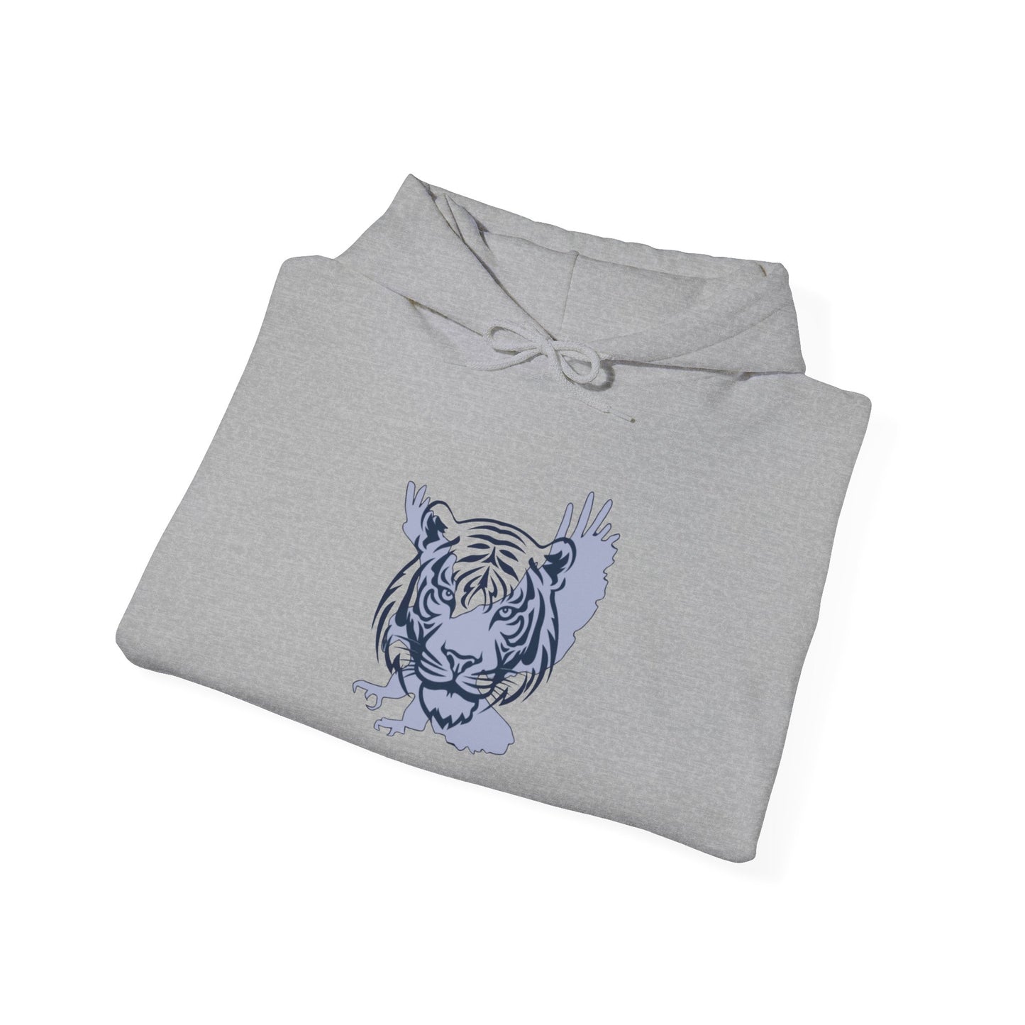 Unique Tiger/Eagle design, Unisex Hoodie, Cozy Sweatshirt, Gift for Auburn fan, Game Day Apparel, Unique Graphic Pullover, Gift for him/her