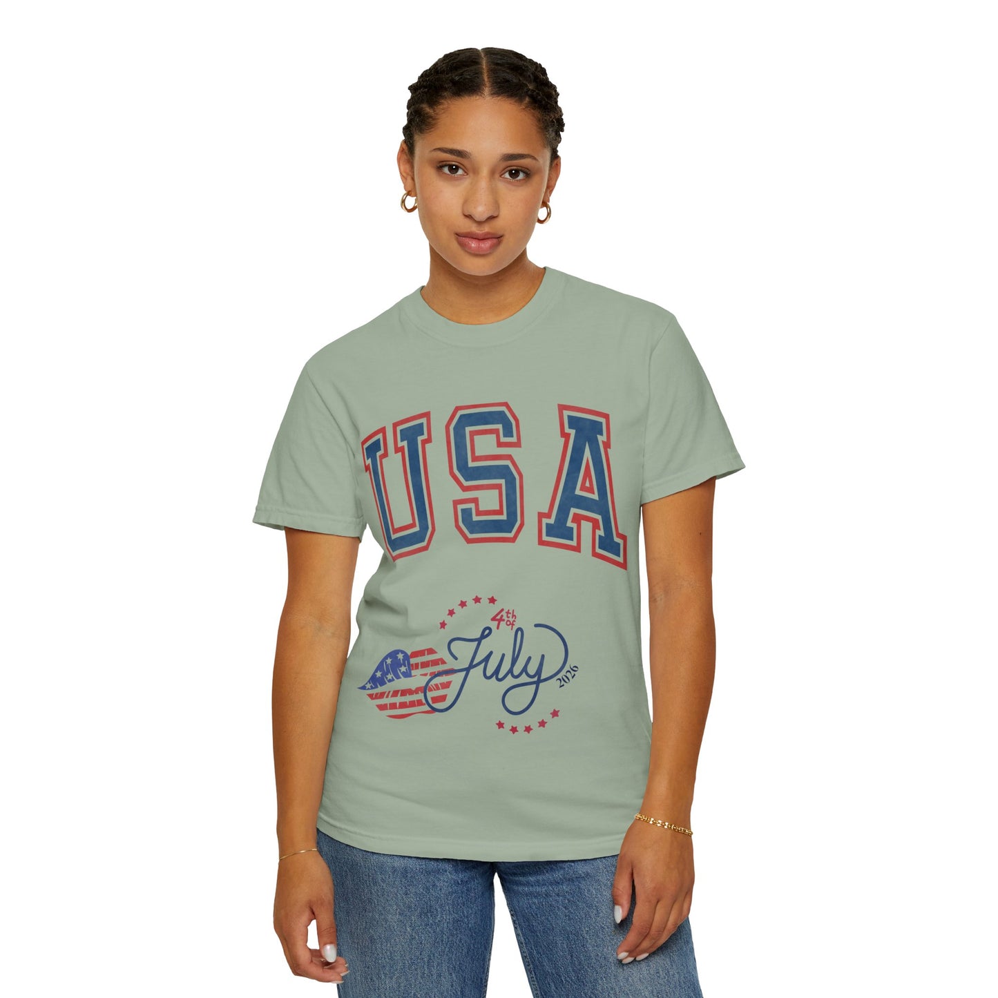 Fourth of July Faded T-Shirt — Vintage Independence Day Tee